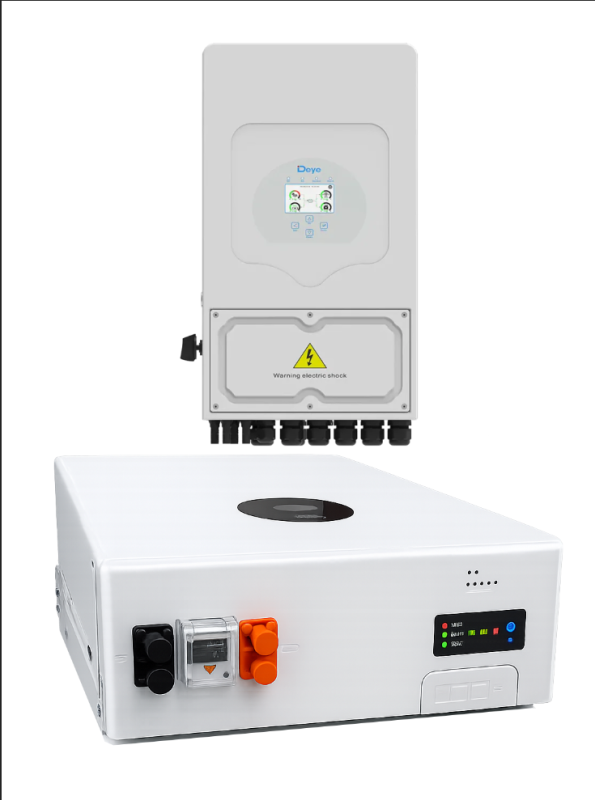 Комплект DEYE (інвертор 6кВт + батарея 100Аh)