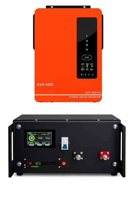 Комплект HOME (інвертор 4.2кВт + батарея 8кВт)